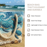 Handcrafted Beach Bag | Turtle Tranquil